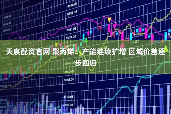 天宸配资官网 聚丙烯：产能继续扩增 区域价差逐步回归