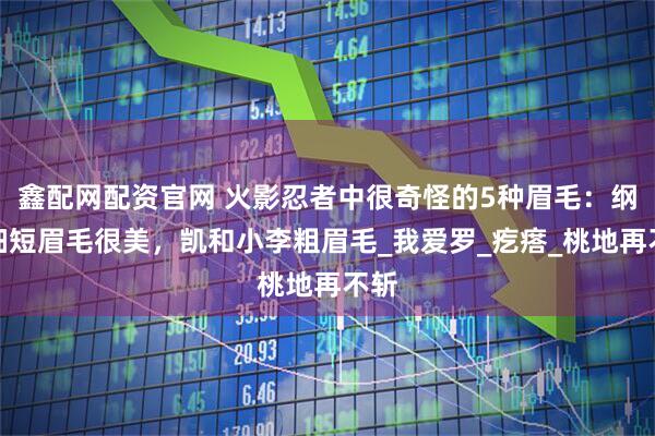鑫配网配资官网 火影忍者中很奇怪的5种眉毛：纲手细短眉毛很美，凯和小李粗眉毛_我爱罗_疙瘩_桃地再不斩