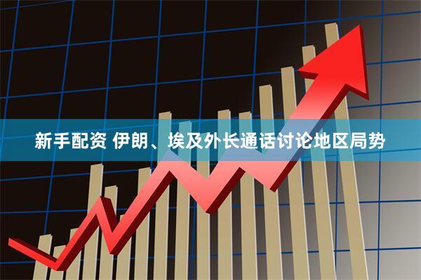 新手配资 伊朗、埃及外长通话讨论地区局势